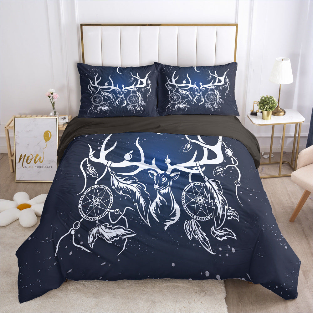 3D Digital Bedding Set – Modern 3D Duvet Cover & Pillowcase Set for Bedroom Makeover